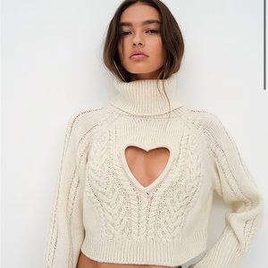 NWT For Love and Lemons Vera sweater size XS